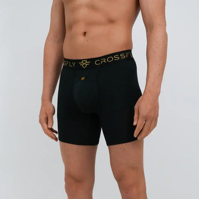 Crossfly Lux Men’s 7” Boxers with Pouch – Premium Modal Underwear