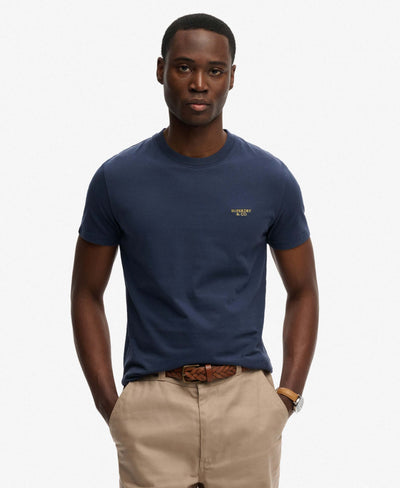 Superdry Essential Stacked Logo Embroidered T-Shirt – Slim Fit