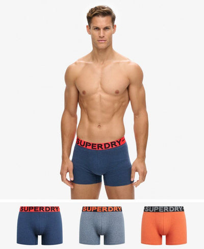 Superdry 3 Pack Boxer Briefs Organic Cotton Stretch – Men’s Underwear