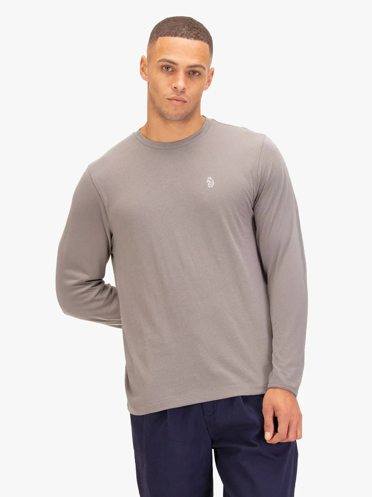 LUKE 1977 Johnys long sleeve T-shirt - Concrete