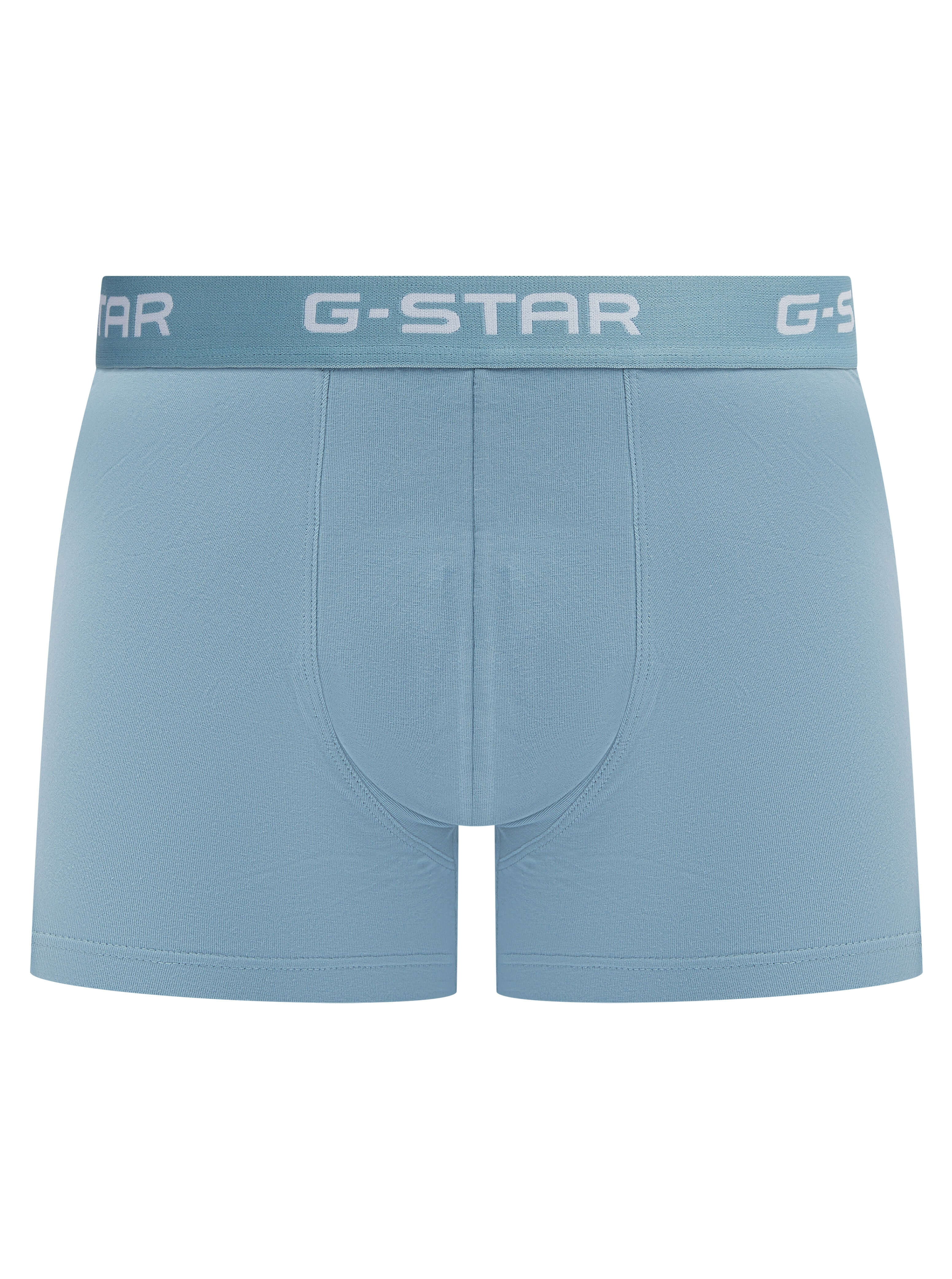G-Star Men’s 5 Pack Cotton Stretch Trunks – Multi, Comfort Fit