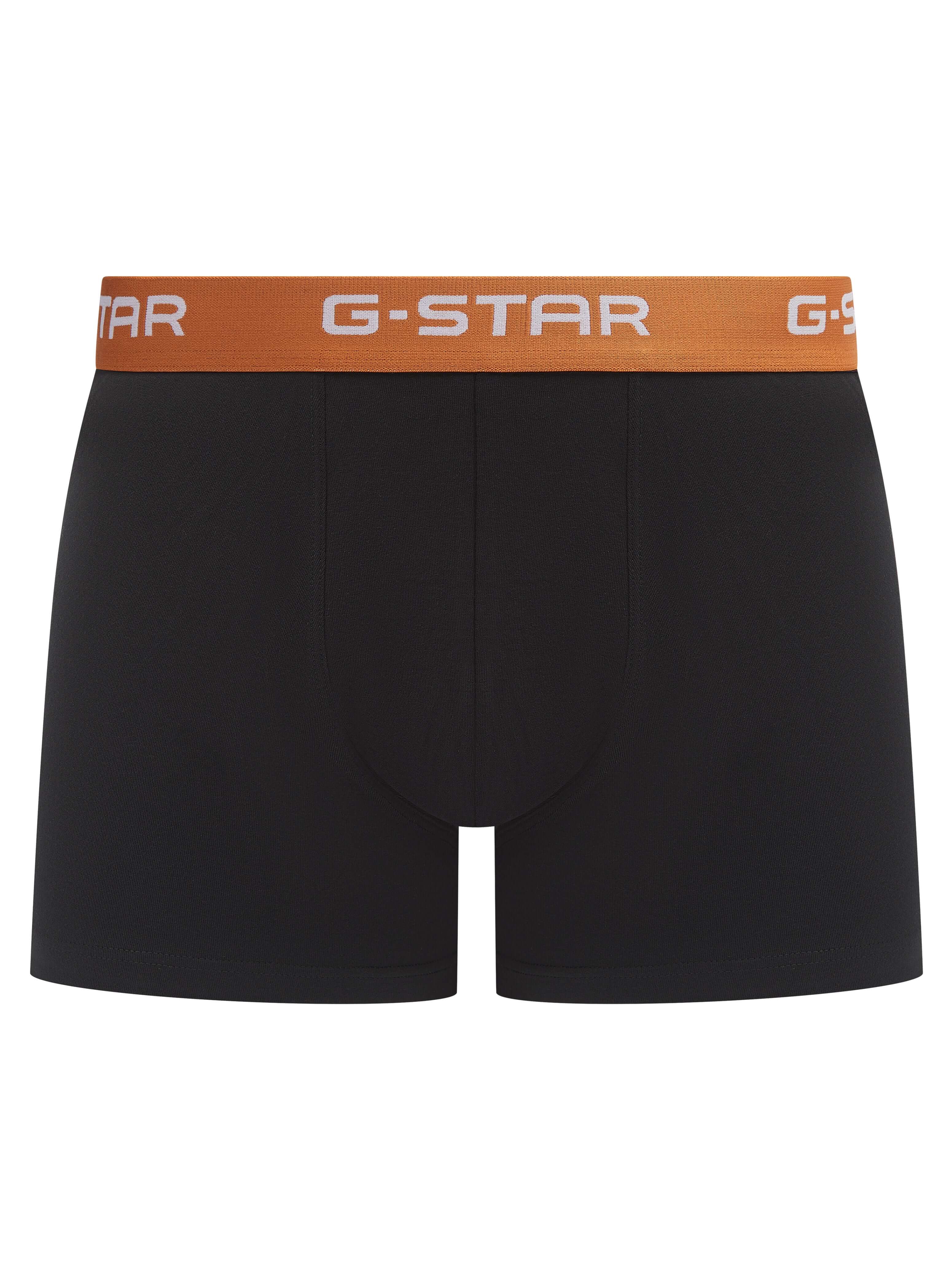 G-Star Men’s 5 Pack Cotton Stretch Trunks – Black Multi