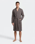 Lyle & Scott Matthew Fleece Dressing Gown Granite Grey - Image 2