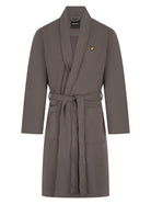 Lyle & Scott Matthew Fleece Dressing Gown Granite Grey - Image 1