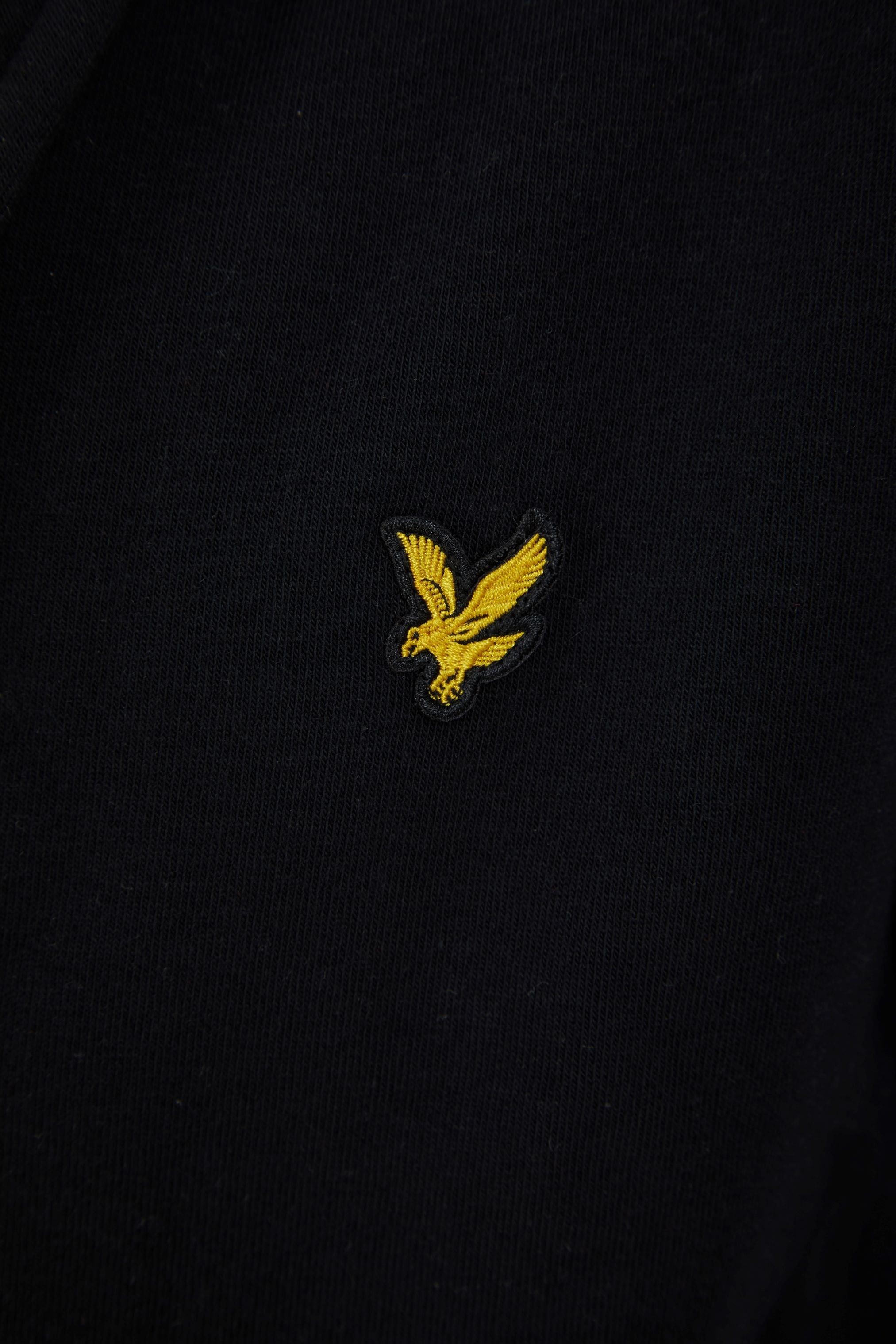 Lyle & Scott Matthew Fleece Dressing Gown Black - Image 3