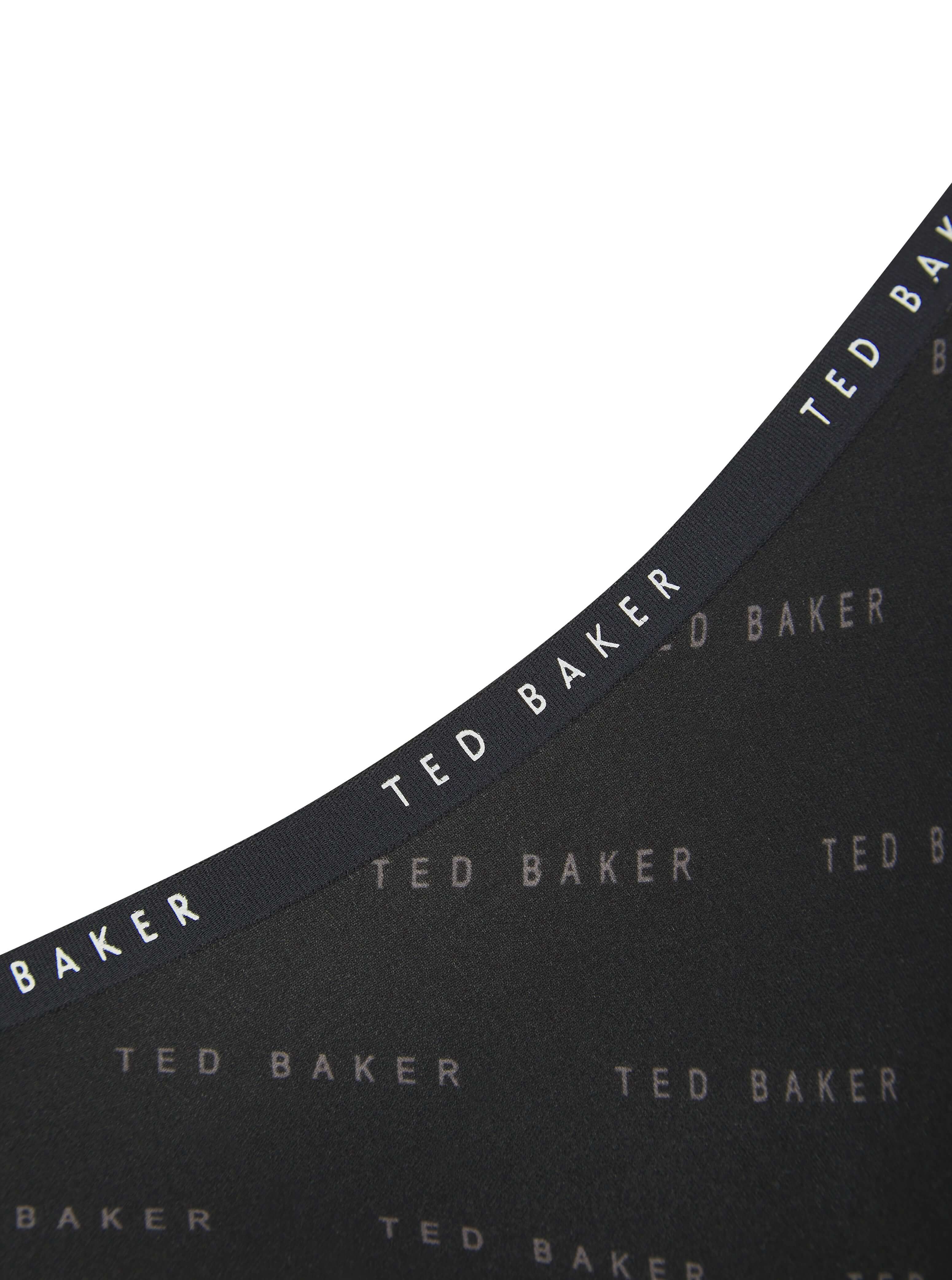 Ted Baker Mila Embossed Women Briefs – 3 Pack Black