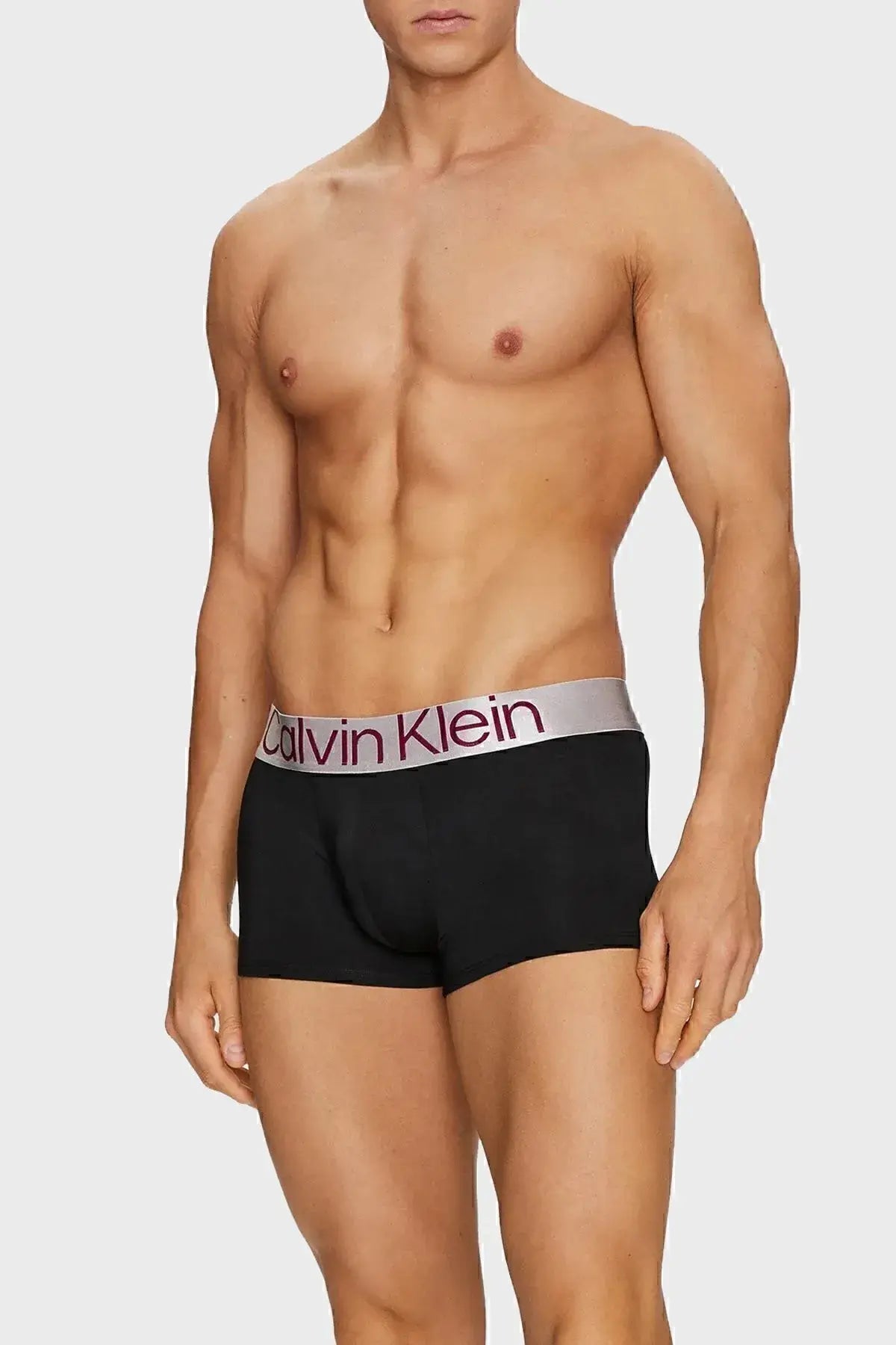 Calvin Klein 3 Pack Steel Micro Boxer Low Rise Trunks - Black Multi