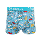 OddBalls Mr Bump – Mr Men Men’s Boxer Shorts - Cotton Stretch Trunks