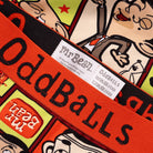 OddBalls Mr Bean Comic boxer shorts branded orange waistband detail