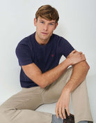 Crew Clothing Classic Crew Neck T-Shirt, 100% Cotton - Heritage Navy