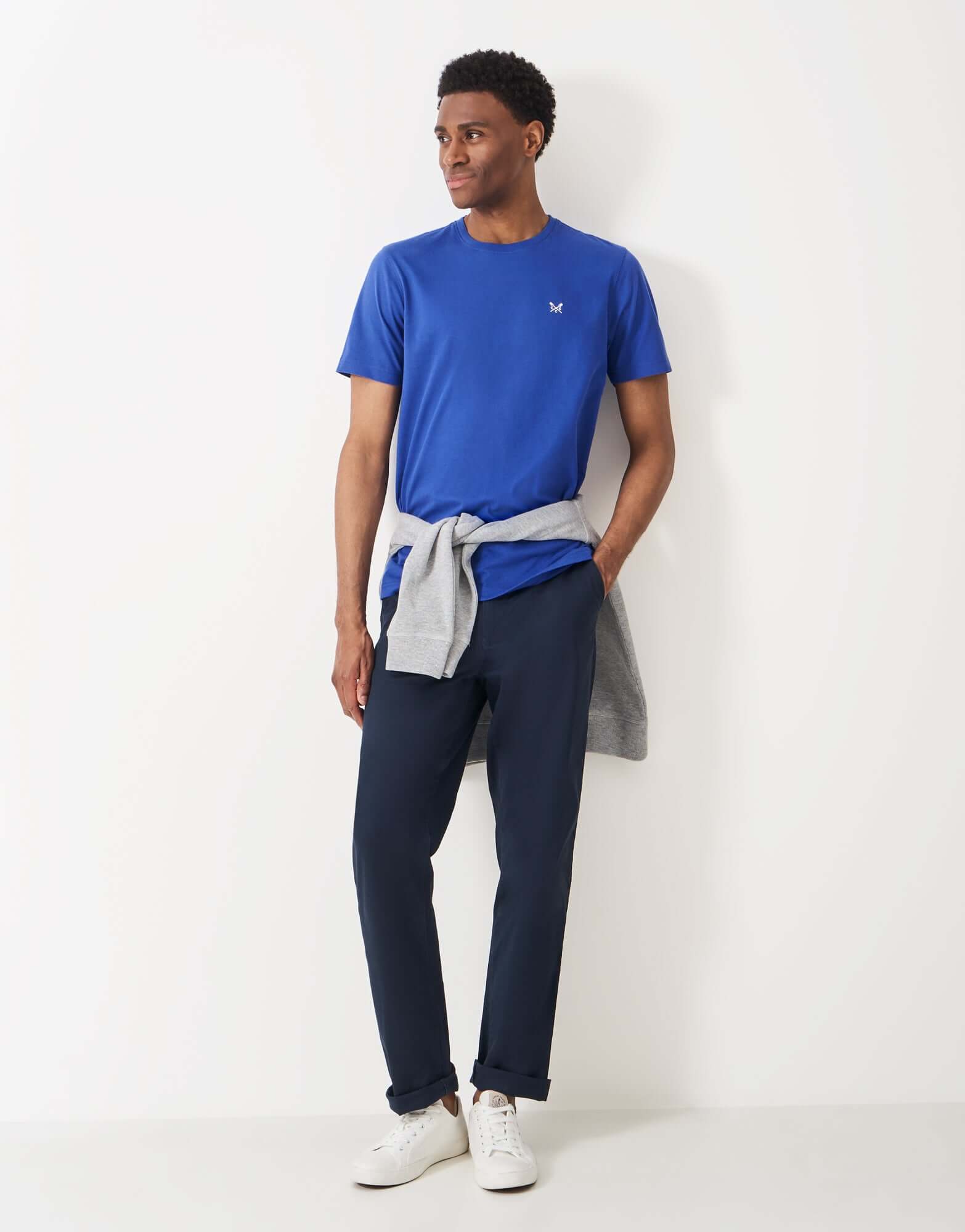 Crew Clothing Classic Crew Neck T-Shirt, 100% Cotton - Heritage Marine