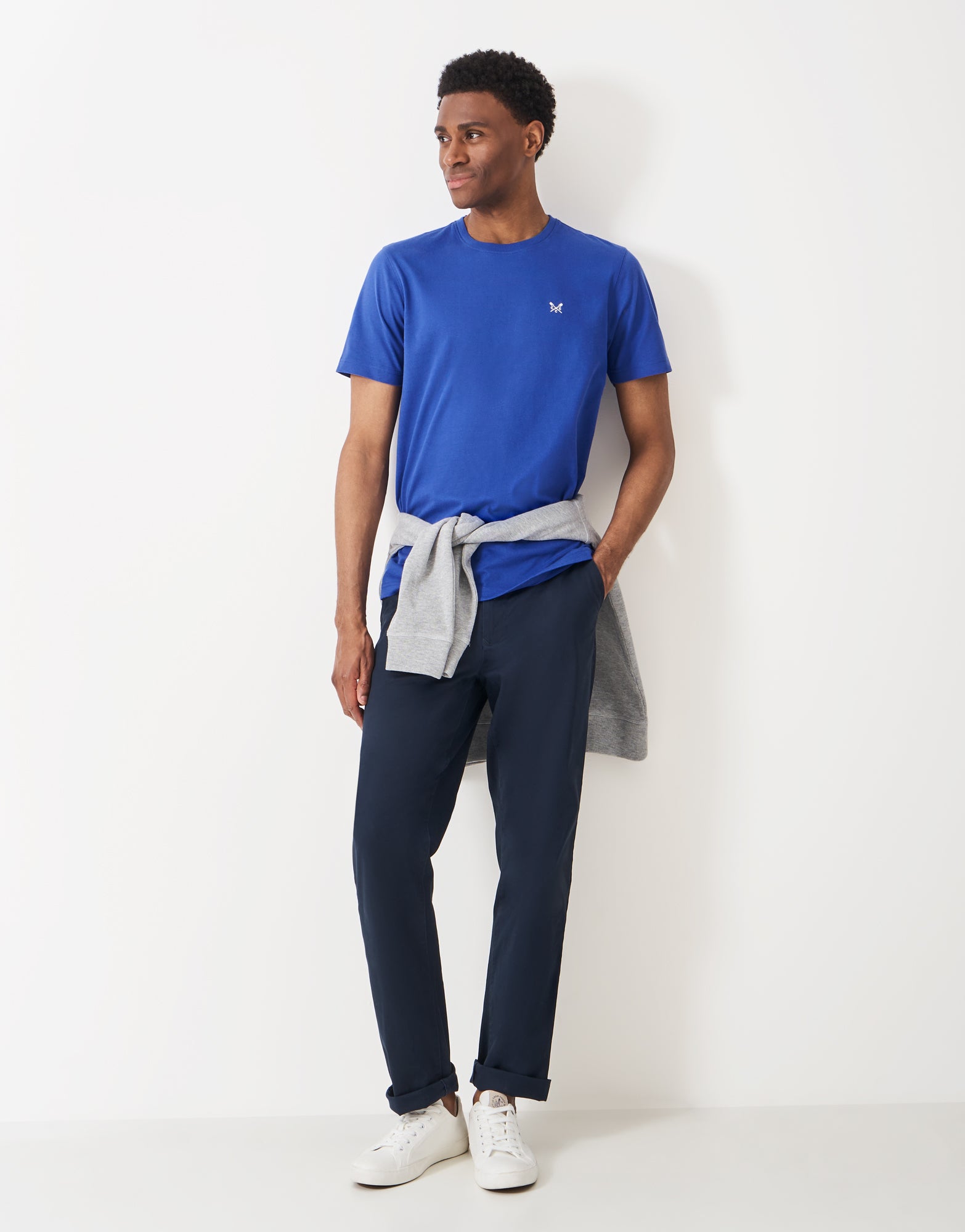 Crew Clothing Classic Crew Neck T-Shirt, 100% Cotton - Heritage Marine