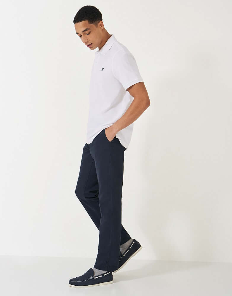 Crew Clothing Classic Pique Polo Shirt - Heritage White