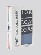 U.S. Polo Assn 3 Pack Cotton Stretch Trunks - Dark Sapphire, Navy, Blue