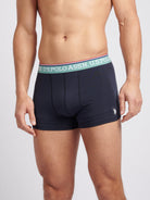 U.S. Polo Assn 3 Pack Cotton Stretch Trunks - Navy, Multi