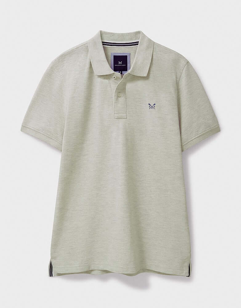 Crew Clothing Classic Pique Polo Shirt - Rainyday Marl