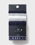 Crew Clothing Cotton 5 Pack Cotton Jersey Boxers - Grey/Navy/White