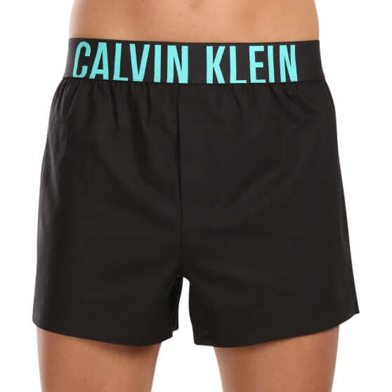 Calvin Klein 2 Pack Slim Fit Boxers - Intense Power Black