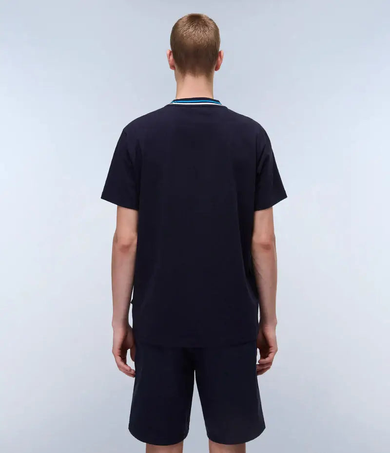 Napapijri Murlo T-Shirt Dark Blue – Relaxed Fit, 100% Cotton