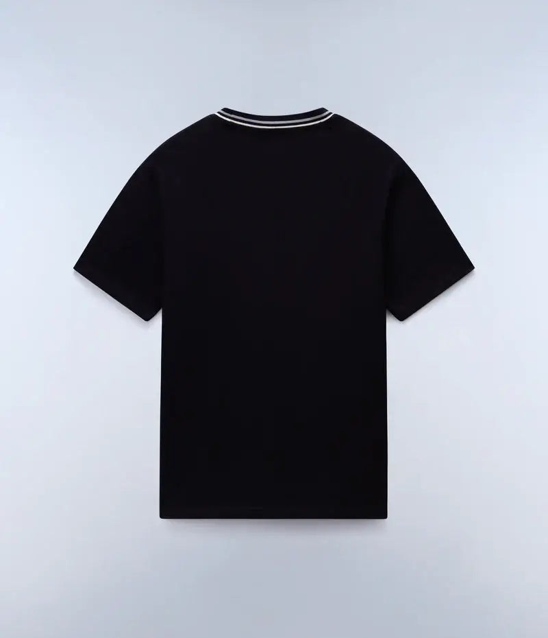 Napapijri Murlo T-Shirt Black – Relaxed Fit, 100% Cotton