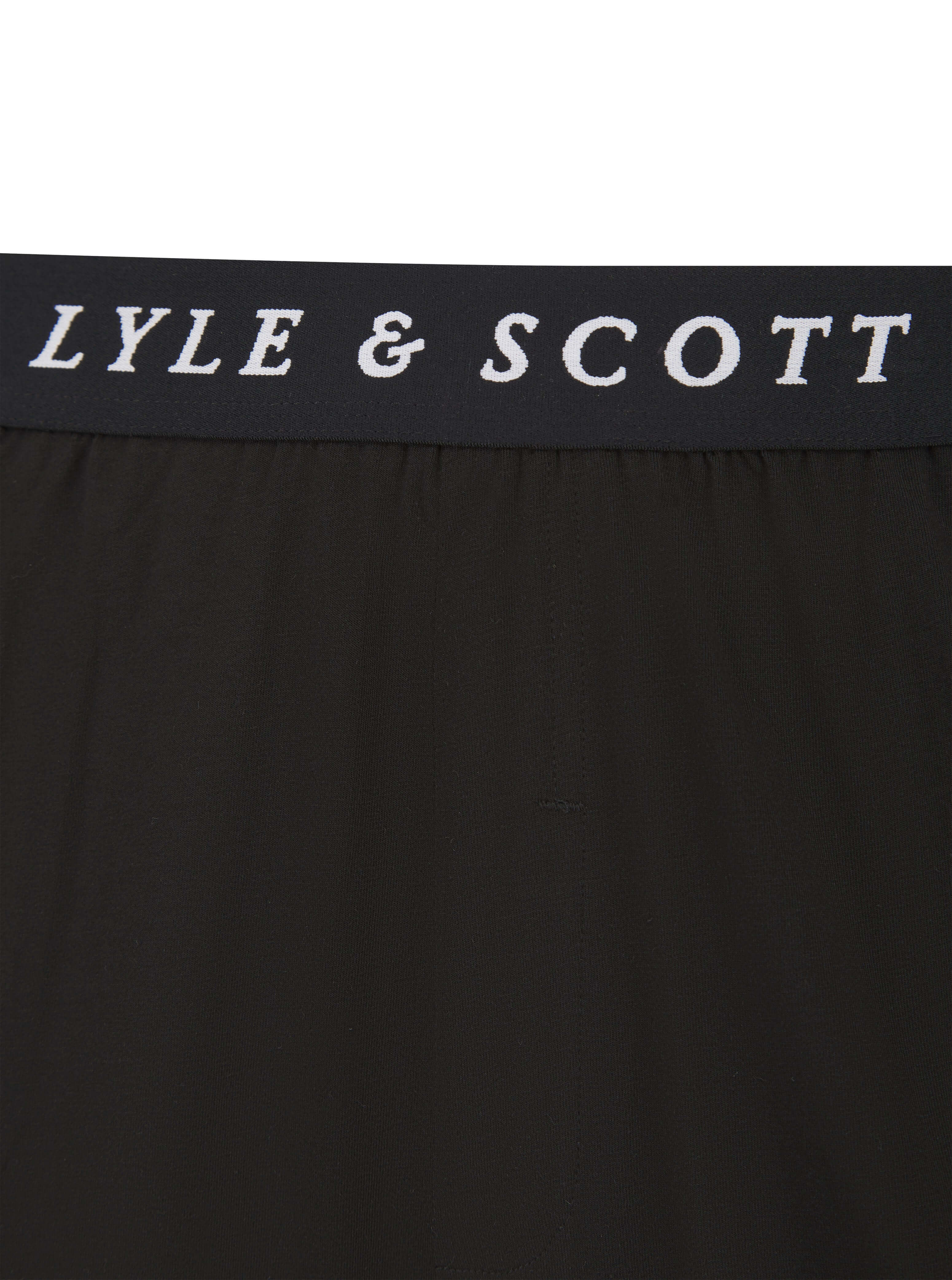Lyle & Scott Oakley Shorts Lounge Set - Black