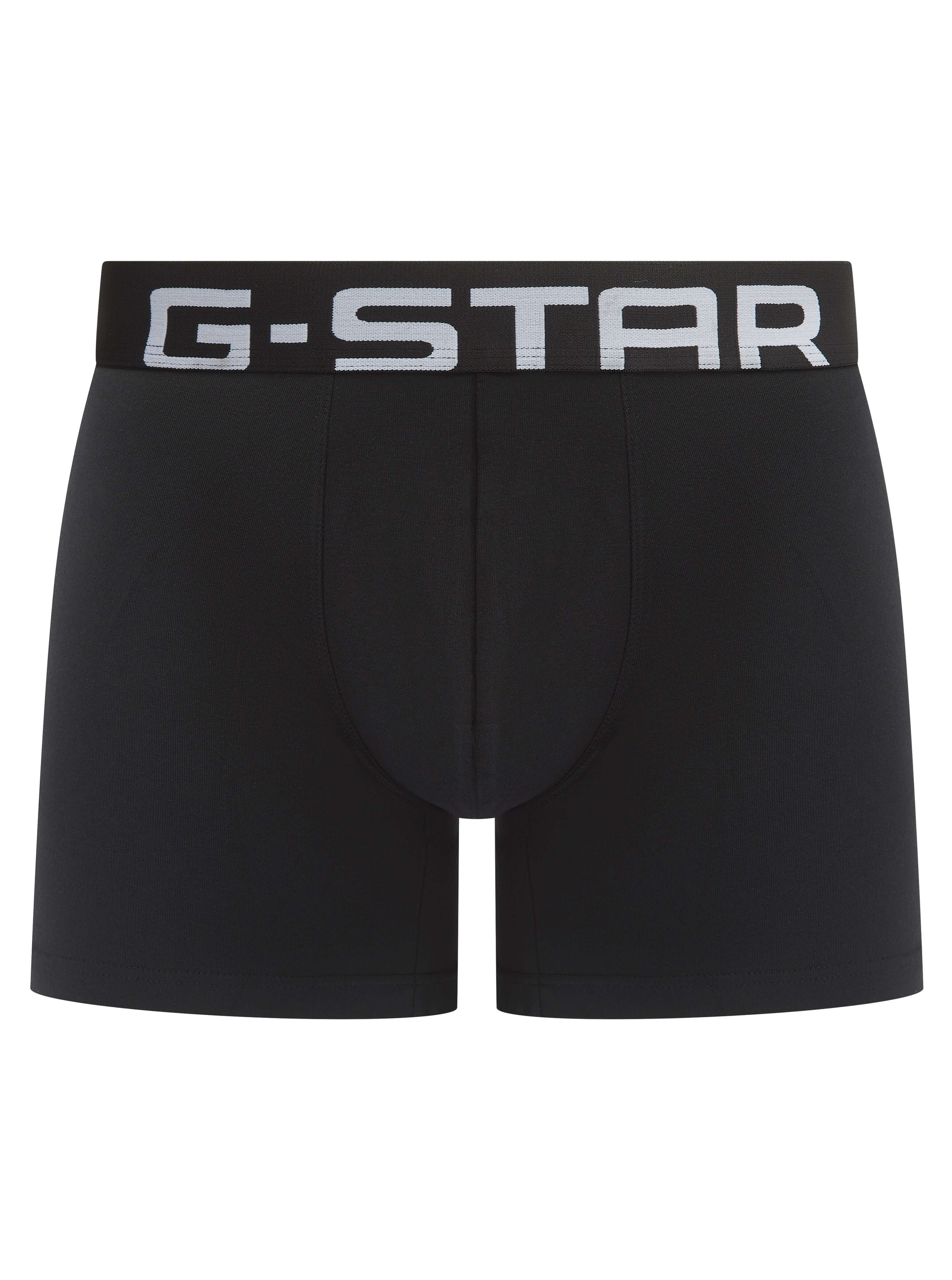 G-Star Men’s 3 Pack Cotton Stretch Oak Trunks – Black