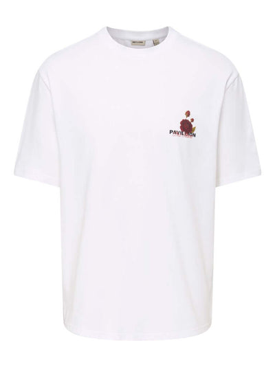 Only & Sons Men’s Relaxed Fit Organic Cotton Printed T-Shirt