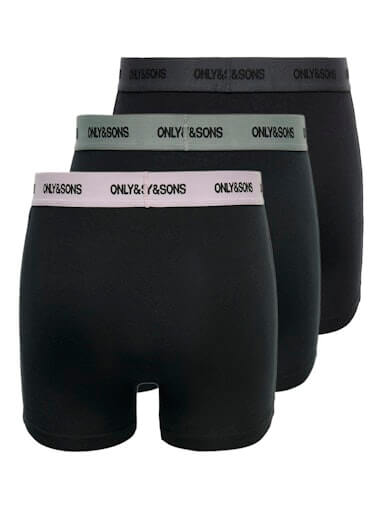 Only & Sons Onsfitz Bamboo Boxer Logo 3-Pack - Dark Navy