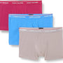 Tommy Hilfiger 3- Pack Repeat Logo Trunks - Topwater/Sublunar/Crsn Ruby