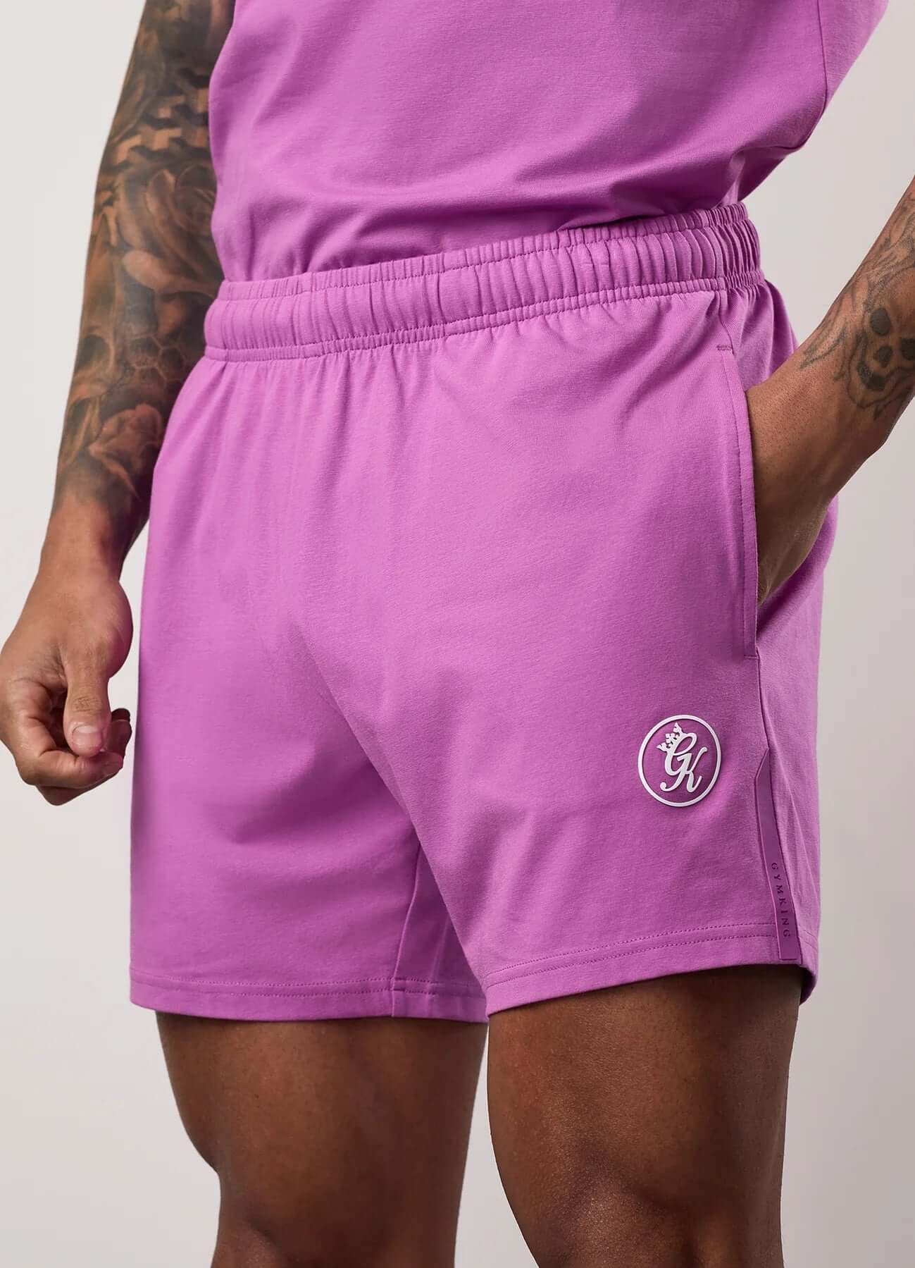 Gym King Pro Jersey Short - Orchid