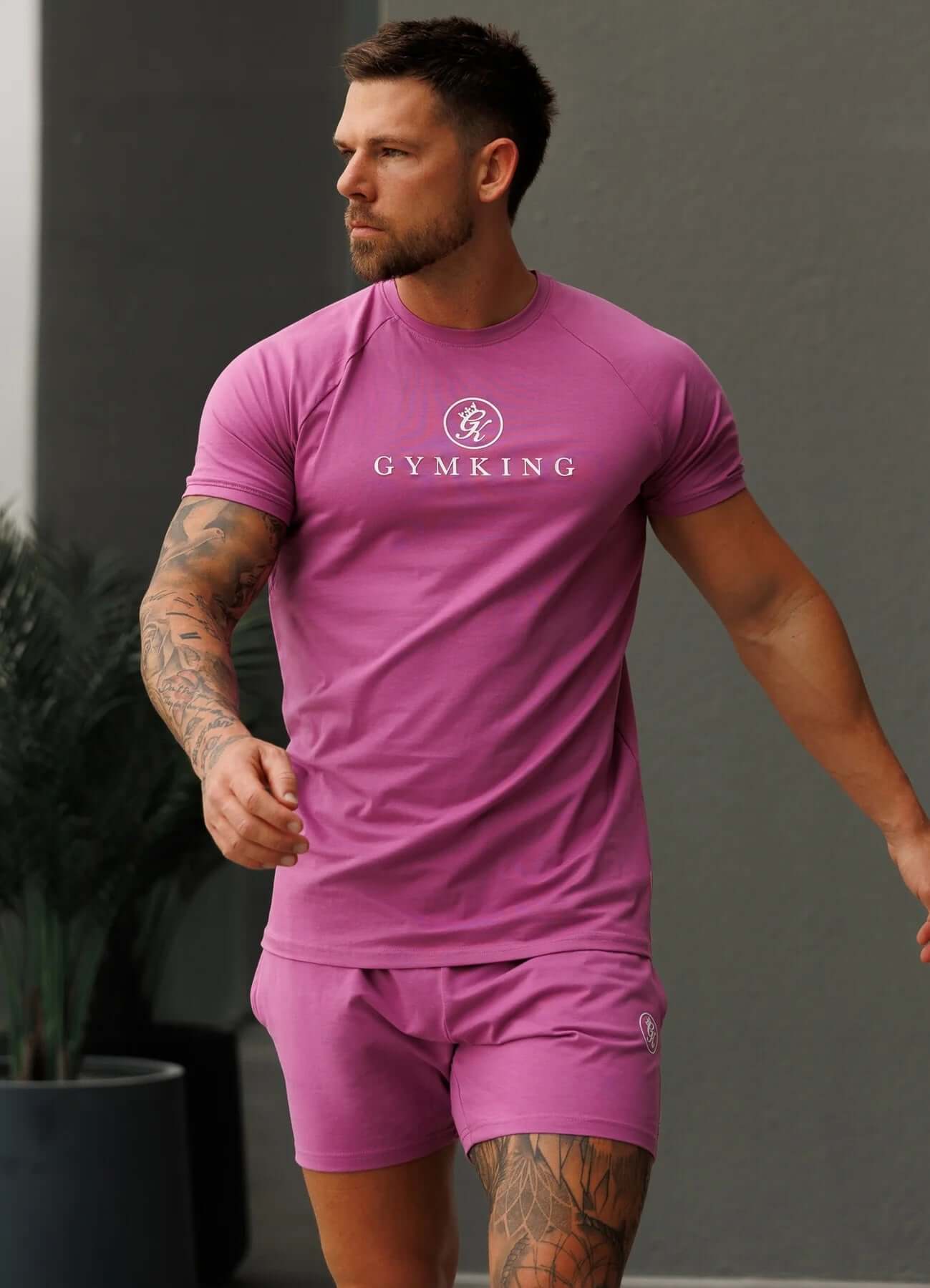Gym King Pro Jersey Tee - Orchid