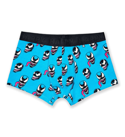 Happy Socks Marvel 1-Pack Venom Short Boxer, Turquoise