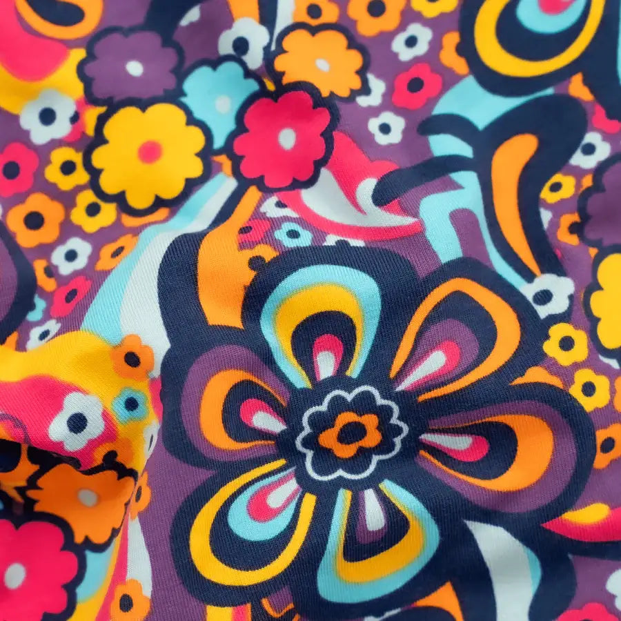 OddBalls Peace & Love Men’s Cotton Boxer Shorts – Colourful Print Underwear