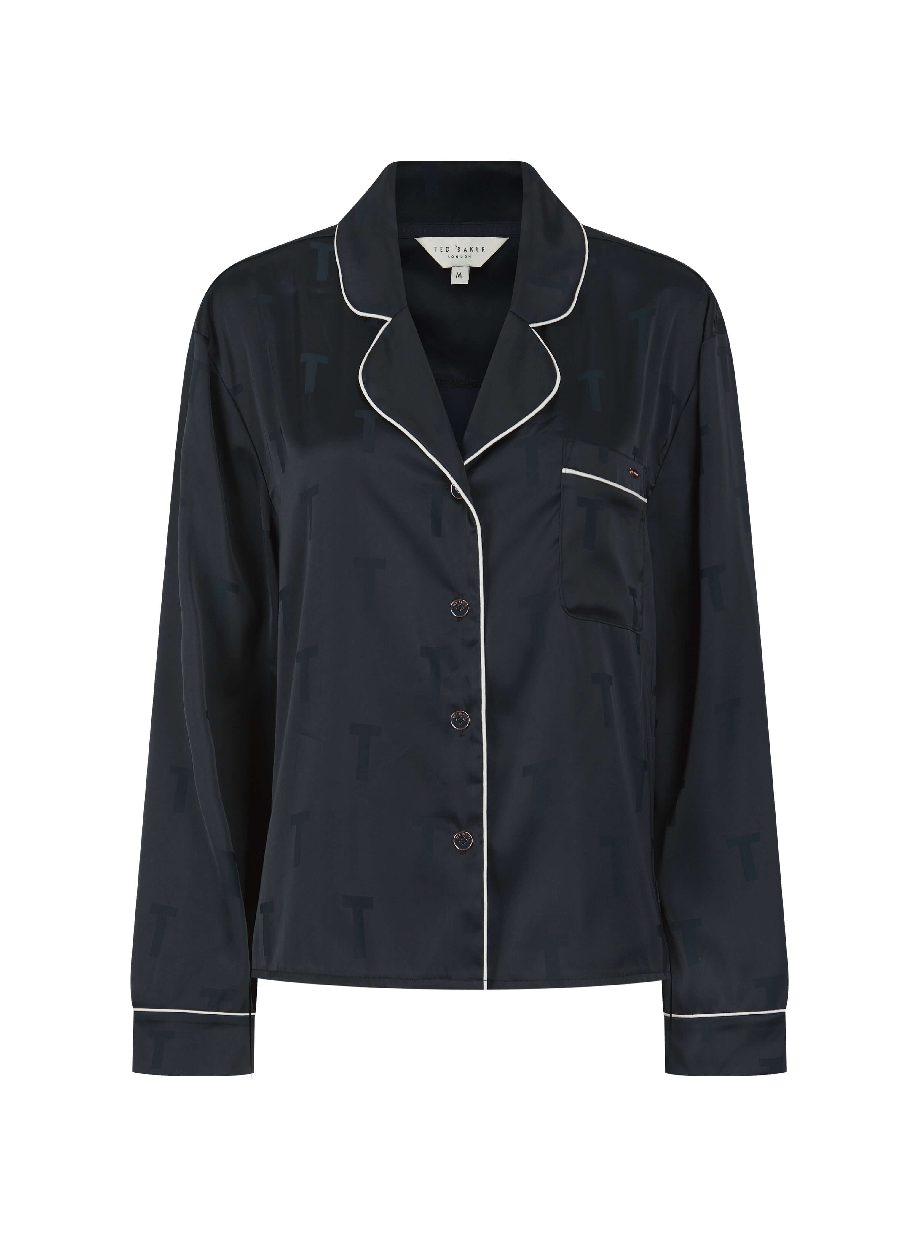 Ted Baker Peggy Satin Traditional Women’s Pyjama Set – After Midnight