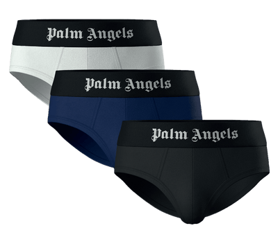 Palm Angels Premium Cotton Stretch Briefs 3 Pack