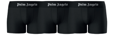 Palm Angels Men's Premium Cotton Stretch 3 Pack Trunks