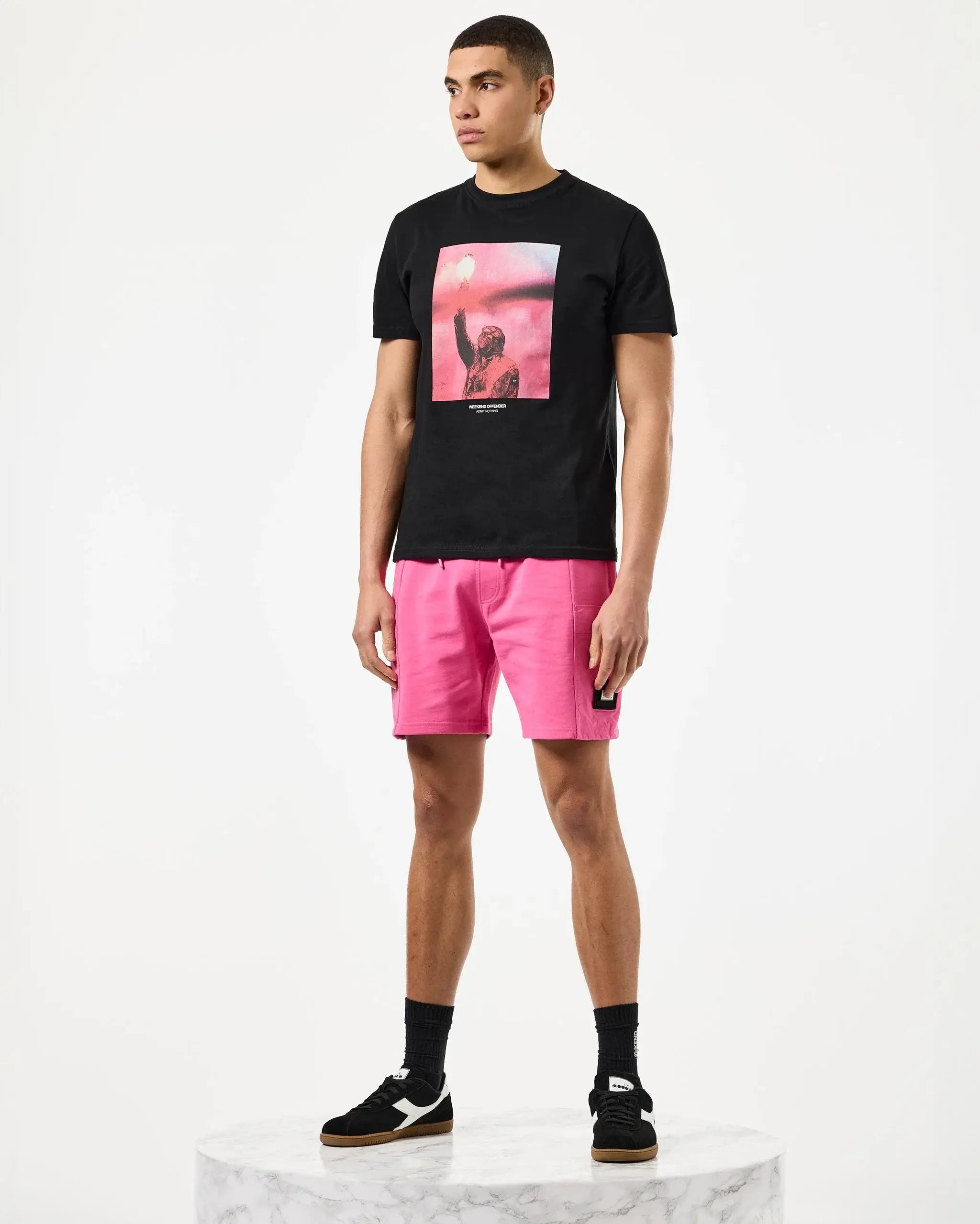 Weekend Offender Chiyoda Shorts | Candy Pink