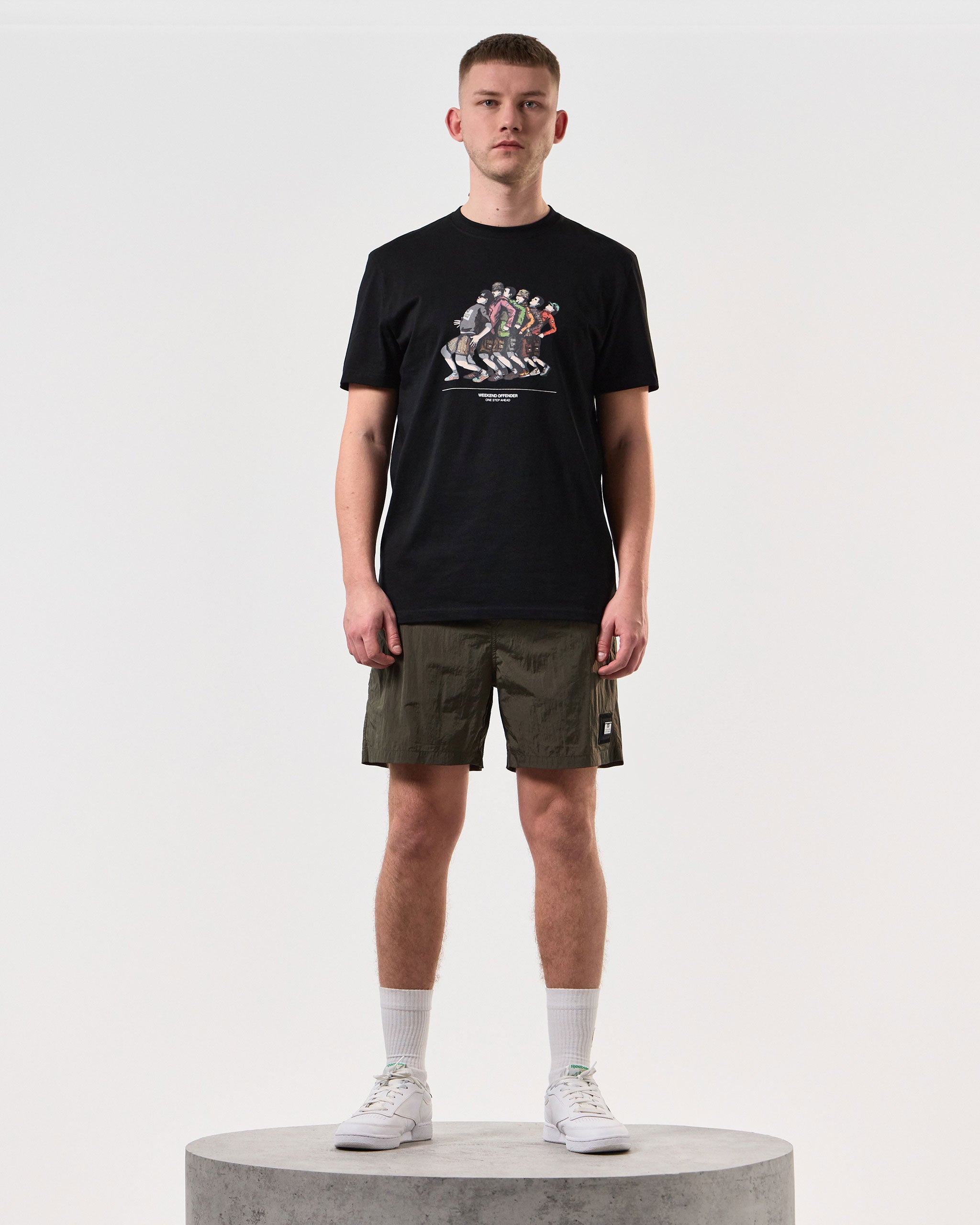 Weekend Offender Madness Graphic T-Shirt Black