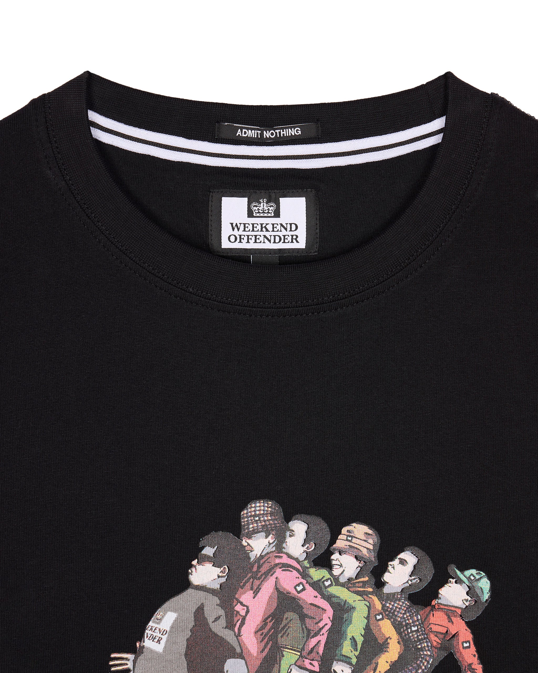 Weekend Offender Madness Graphic T-Shirt Black