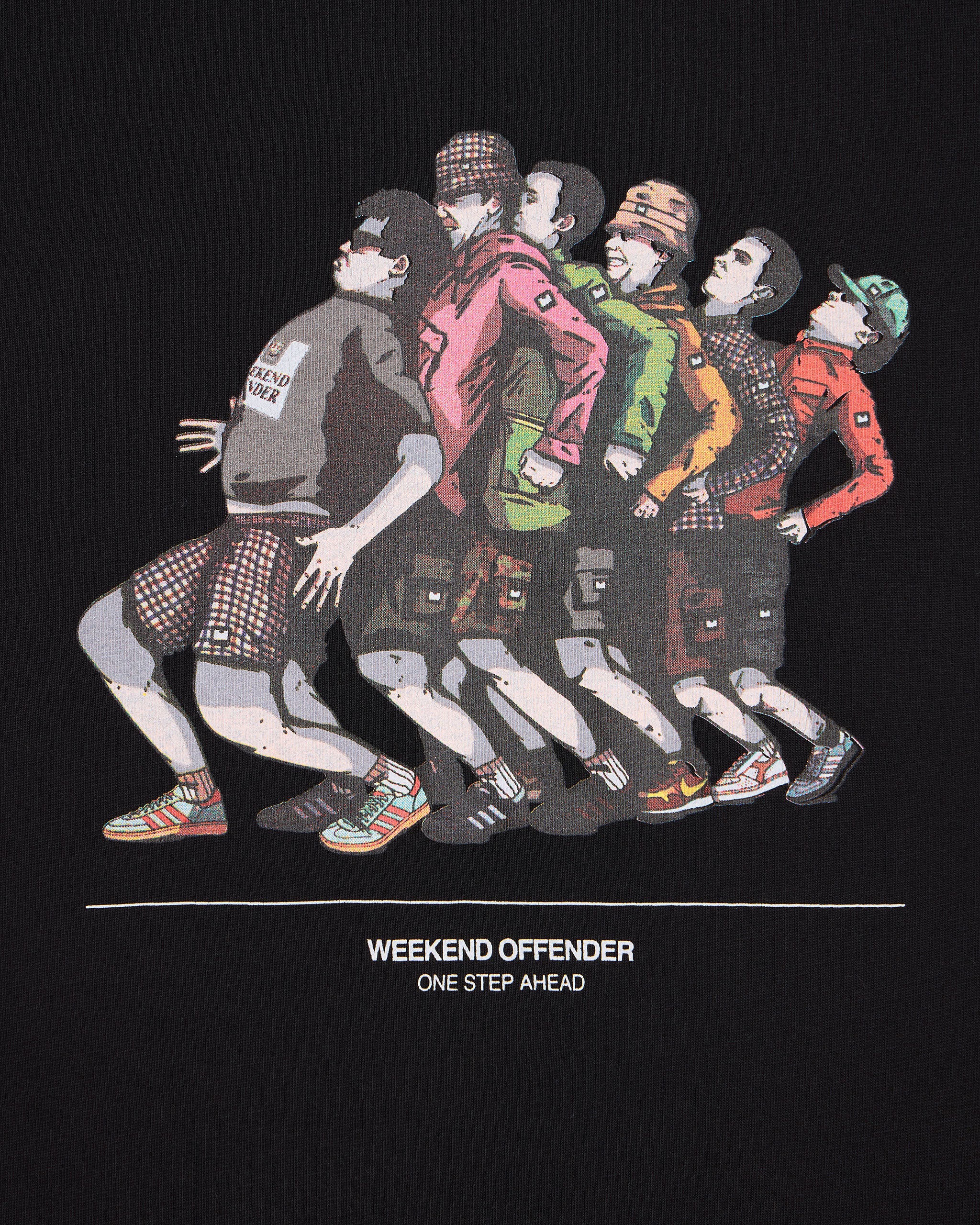 Weekend Offender Madness Graphic T-Shirt Black