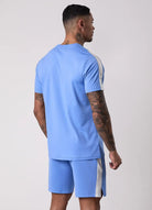 Gym King Core Plus Poly 2.0 Tee - Provence Blue/White T-shirt