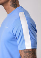 Gym King Core Plus Poly 2.0 Tee - Provence Blue/White T-shirt