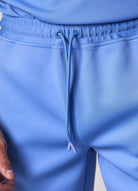 Gym King Core Plus Poly 2.0 Shorts - Provence Blue/White