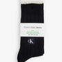 Calvin Klein Woolen Knitted Crew Socks - Black