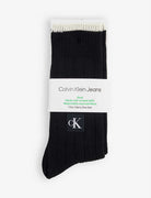 Calvin Klein Woolen Knitted Crew Socks - Black