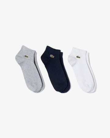Lacoste Men’s 3-Pack Low-Cut Ankle Socks