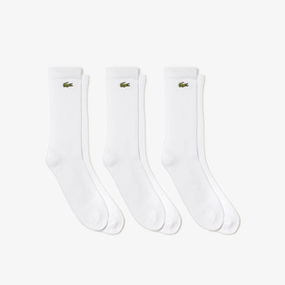 Lacoste Men’s 3-Pack Cotton Sport Crew Socks