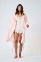 Ted Baker Rachel Fluffy Women Dressing Gown – Pink Dogwood