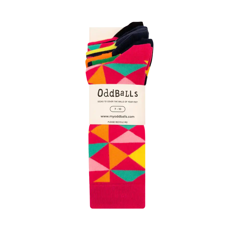 Oddballs Mix & Match 7 Pack Sock Bundle - Multi Colour