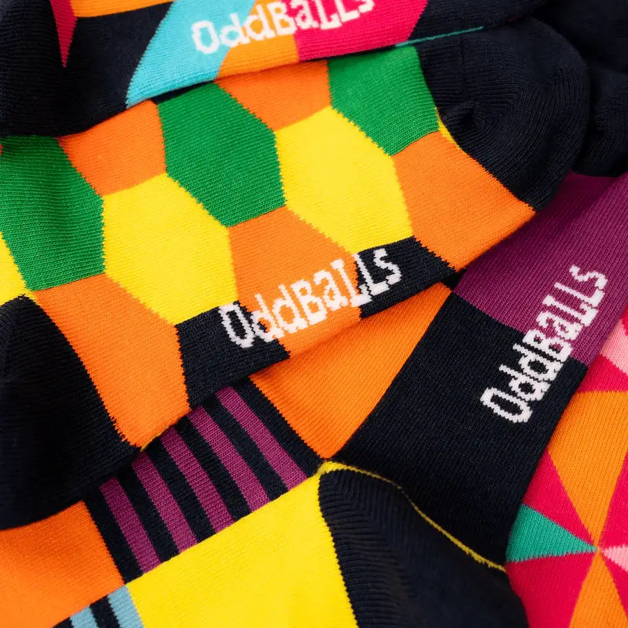 Oddballs Mix & Match 7 Pack Sock Bundle - Multi Colour